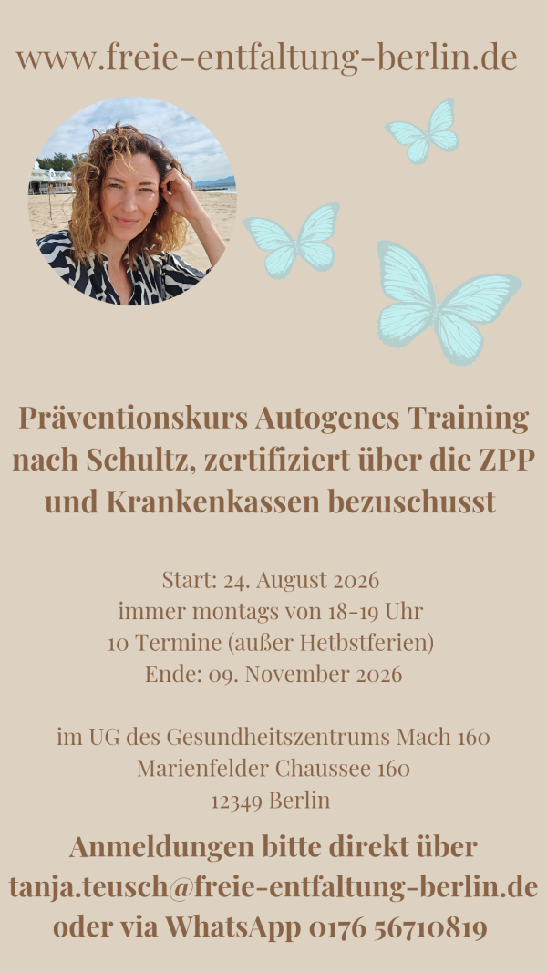 Pr&auml;ventionskurs Autogenes Training Herbst 26